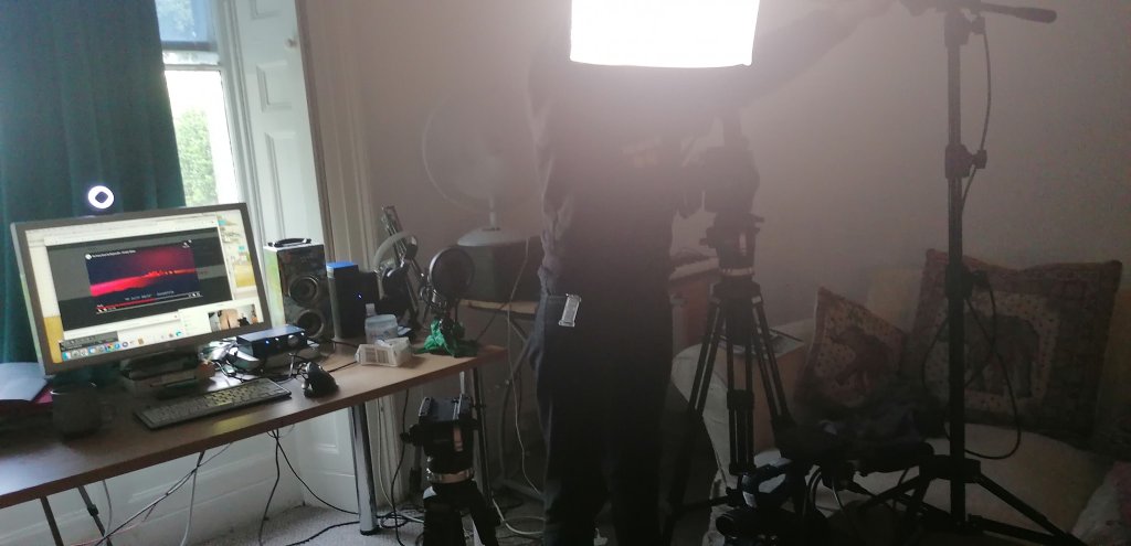 I was flattered, although a bit  tense being on that side of the camera. I read from my book, Ragamuffin's Tale, and they asked me about times at Nellcote. They also interviewed Dominique Tarlé, who said the house was basically run by the kids, lol! 